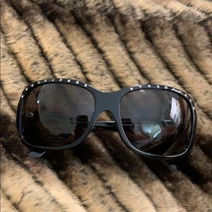 DAMIANI Italian Sunglasses-Black/rhinestone. #A201